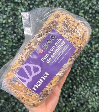 PAN DE MOLDE C/ SEMILLAS NANA SIN TACC 500GR - Oliva Mercado Natural
