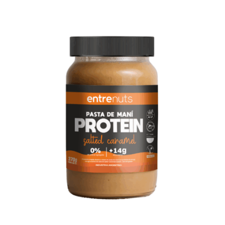 PASTA DE MANI PROTEIN SALTED CARAMEL 370GR ENTRENUTS - Oliva Mercado Natural