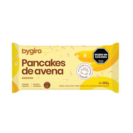 PANCAKES BYGIRO AVENA Y BANANA 4U - Oliva Mercado Natural